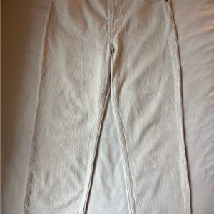 Abercrombie & Fitch Women's Straight Leg Jeans - Cream